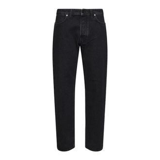 Stone Island Straight Jeans - Heren - Regular Fit Jeans - Zwart - W36 - Katoen - Jeans