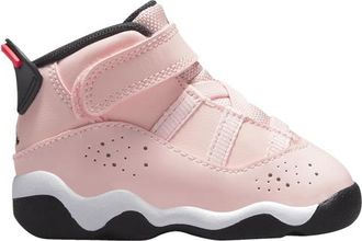 Nike Jordan Boys 6 Rings - Boys Toddler Basketball Shoes White/Black/Atmosphere Size 10.0