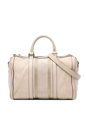 Gucci 2016-2025 Calfskin Web Joy Boston Bag satchel - Brown