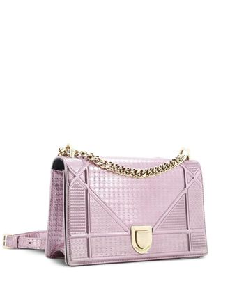 Dior Diorama Flap Bag Cannage Embossed Calfskin Medium shoulder bag - Rosa