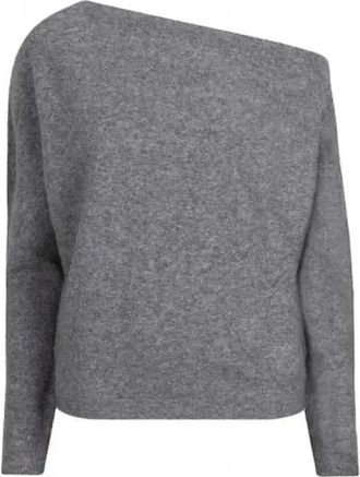 Dante6 Aider Ronde Hals Truien - Dames - Ronde hals truien - Grijs - XS - Wol - Truien & Vesten