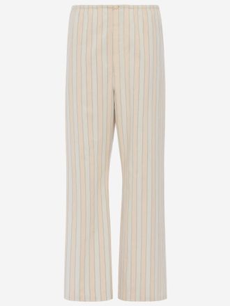 Maison Margiela Gestreifte Baumwollhose von Maison Margiela