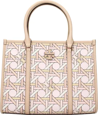 Tory Burch Pink Fabric Womens Handbag