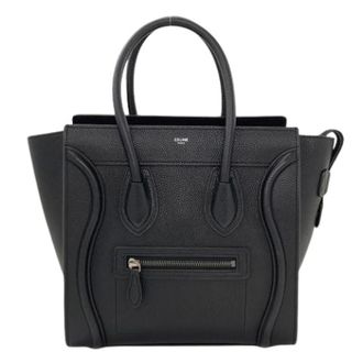Celine Pre-owned Handbags, female, Black, Size: ONE SIZE Pre-owned Vintage Handbag