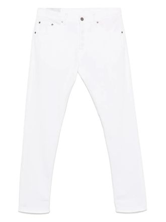 Dondup Icon broek met ceintuur - Wit