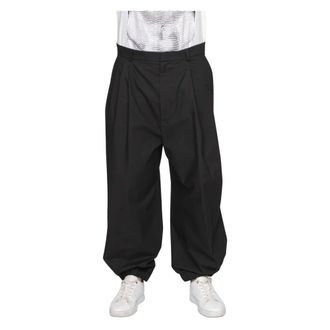 Moschino Wide Trousers, male, Black, Size: L Pantalone 0555