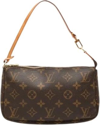 Louis Vuitton Pre-owned Shoulder Bags, female, Brown, Size: ONE SIZE Pre-owned Pochette Accessoires