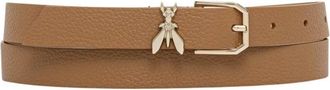 Patrizia Pepe Charm Detail Leather Belt - Dames - Riemen - Beige - L - Leer - Accessoires
