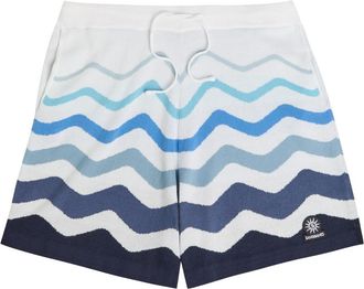 Sandbanks Sandbanks Striped Cotton Shorts - Blue - XL