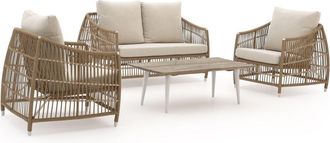 Manifesto Furniture Manifesto Ortello/ROUGH-K stoel-bank loungeset 4-delig 4-zits