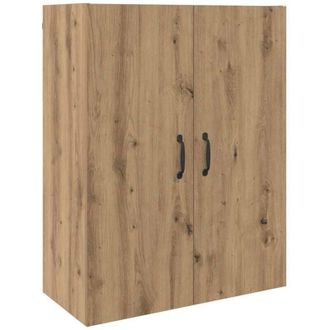 vidaXL Hanging cabinet Artisan oak 69.5 x 34 x 90 cm Engineered wood Vidaxl