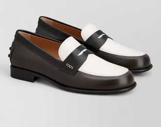 Tod's leather penny loafers