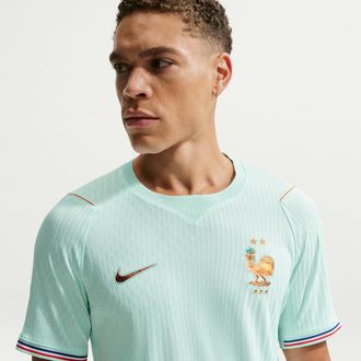 Nike FFF 2026/27 Match Away Nike Mens Aero-FIT Soccer Authentic Jersey in Green | IB5200-394