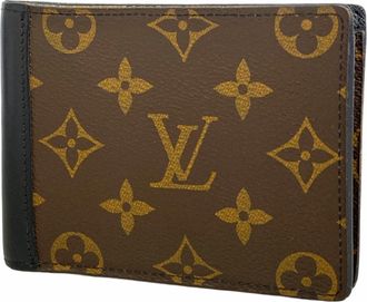 Louis Vuitton Black Brown Wallet (Bi-Fold) (Pre-Owned)