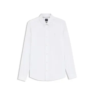 BOSS Slim-fit shirt in soft-touch cotton poplin