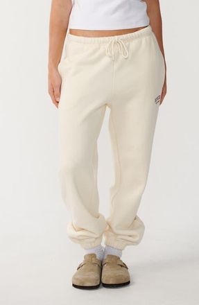 Rip Curl Varsity Sports Cotton Track Joggers in Bone at Nordstrom, Size Xx-Large