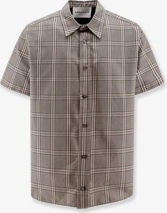 Amaranto Camicia madras in misto cotone - AMARANTO - gender_Man
