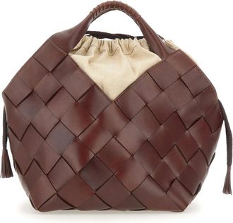 Dragon Diffusion Botteghe Handtas - Dames - Handtassen - Bruin - ONE Size - Leer - Tassen