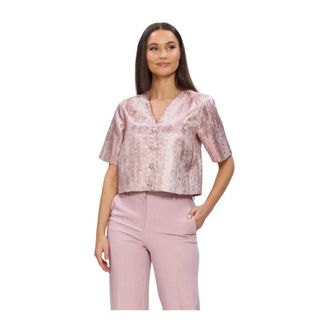 Freebird by Steven Dames, Blouses & Shirts, Roze, Maat: XL