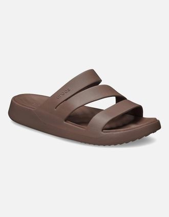 Crocs Womens Getaway Strappy Womens Sandals - Brown - Size: 4