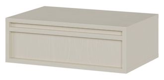 Selsey Evo - Comodino - 50 Cm - Con Cassetto - Sospeso - Crema - Selsey