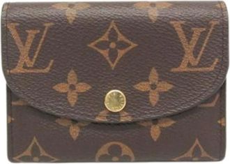 Louis Vuitton Pre-owned Wallets, female, Brown, Size: ONE SIZE Pre-owned Vintage Canvas Wallet