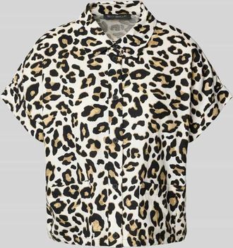 Betty Barclay Boxy Fit Bluse aus Leinen-Viskose-Mix in Beige, Gr&ouml;&szlig;e 46