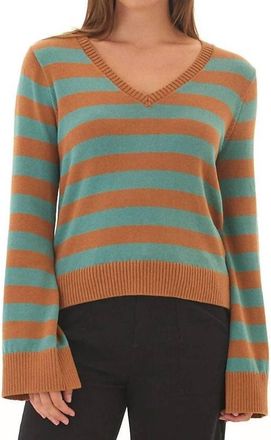 Threads 4 Thought Kiley Sweater In Caramel/spearmint