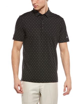 adidas Adidas Ultimate+ Micro Print Polo Shirt