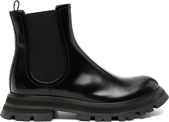 Alexander McQueen Wander Chelsea leather boots - women - Leather - 40 - Black