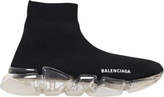 Balenciaga Speed 2.0 Full Clear Sole Sneaker - Dames - Sneakers - Zwart - 36 EU - Polyester - Schoenen