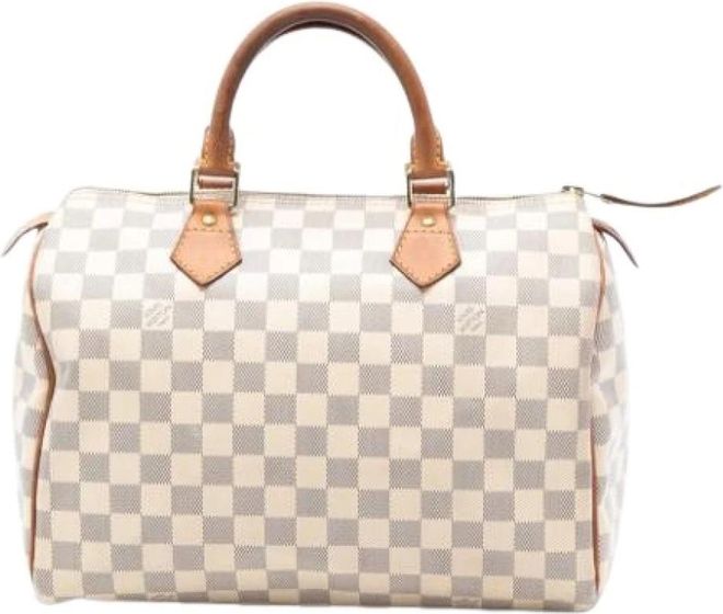 Pre-owned Handbags, female, White, Size: ONE SIZE Pre-owned Speedy 30
