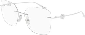 Balenciaga Eyeglasses - Dames - Brillen - Grijs - 58 MM - Accessoires