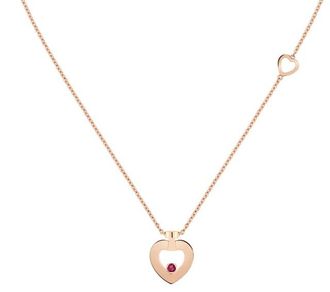 Fred Perry Pretty Woman 18k Rose Gold Heart Necklace