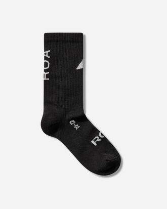 Roa Logo Biofil Socks Black / Light Grey