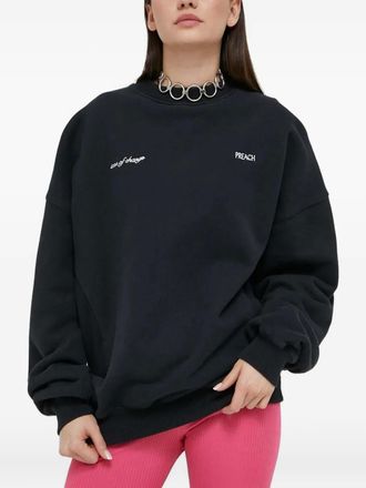 PREACH Felpa con ricamo - Nero