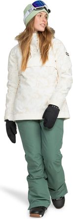Roxy Snowboardjacke ROXY Shelter, Damen, Gr. XL, beige (egret glow), Obermaterial:100% Microfaser;, Jacken Snowboardjacke