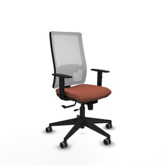Piqueras y Crespo Silla De Oficina Piqueras Y Crespo 1d066g0 Blanco Marr&oacute;n