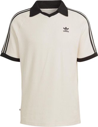 adidas originals Adicolor Classics Waffle Polo Shirt Beige HA9311