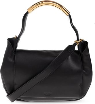 Moschino Tassen, Dames, Zwart, ONE Size, Leer, Handtas