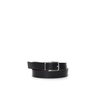 Emporio Armani Omkeerbare leren riem - Heren - Accessoires - Zwart - Maat: ONE Size Leer