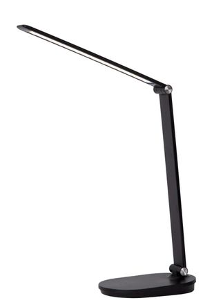 Lucide L&aacute;mpara de escritorio de abs con 1 led integrado, negro
