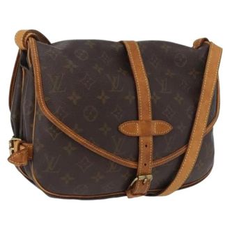 Louis Vuitton Pre-owned Cross Body Bags, female, Brown, Size: ONE SIZE Pre-owned Monogram Canvas Shoulder Bag