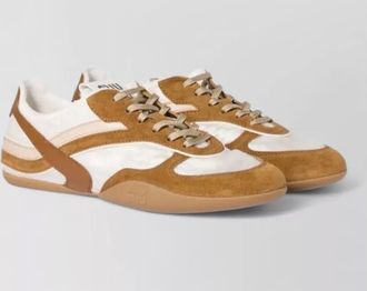 Miu Miu leather low-top sneakers