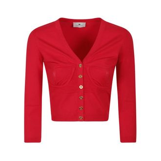 Elisabetta Franchi Dames, Truien, Rood, Maat: L