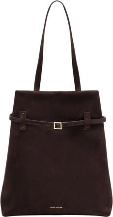 Manu Atelier Dames, Tassen, Bruin, Maat: ONE Size Leer