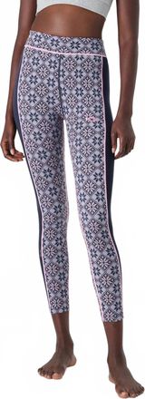 Kari Traa Rose High Waisted Baselayer Pants In Dark Navy Blue