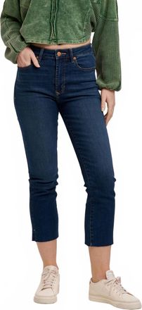 Dear John Denim Frankie Super High Rise Crop Jean In Binz