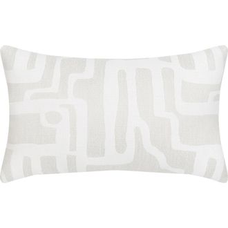 Elaine Smith Noble Indoor & Outdoor Woven Accent Pillow in Alabaster at Nordstrom, Size 12X20