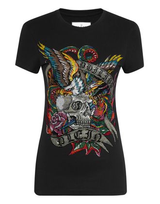 Philipp Plein T-Shirt Ronde Hals Tattoo